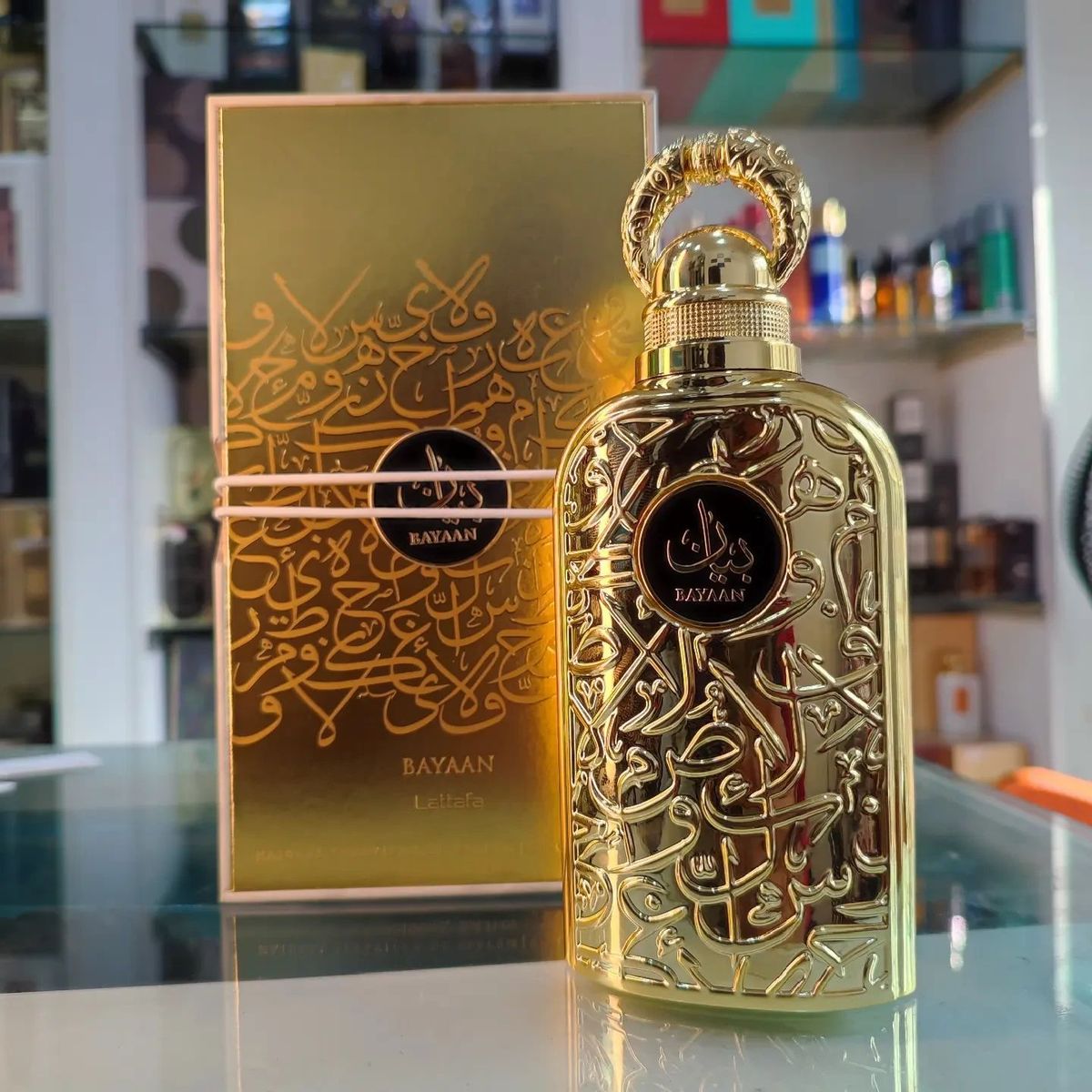 Bayaan Lattafa Edp 100Ml Unisex- Inspirado en Ombre Nomade de Louis Vuitton
