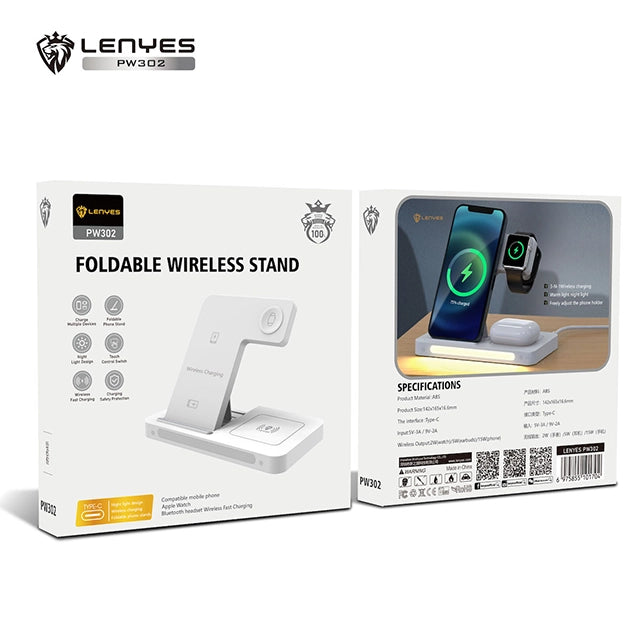 Cargador Portátil Inalámbrico Lenyes PW302