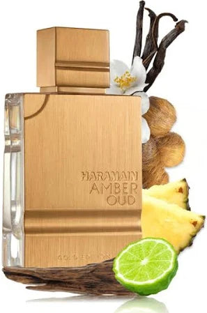 Amber Oud Haramain Gold Edition Edp 120Ml Unisex – Inspirado en Erba Pura Xerjoff.