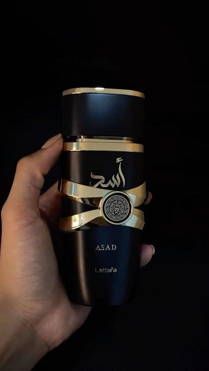Estuche Asad Lattafa 100ML+200ML Perfume Spray Hombre