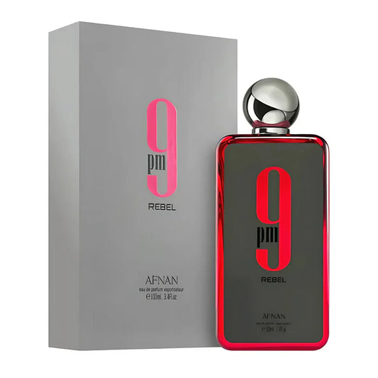 Afnan 9 PM Rebel EDP 100ML hombre - Inspirado en Baccarat Rouge 540 de Maison Francis Kurkdjian Paris