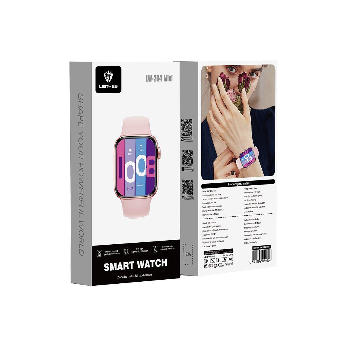 Reloj smartwatch LW204 Mini Lenyes