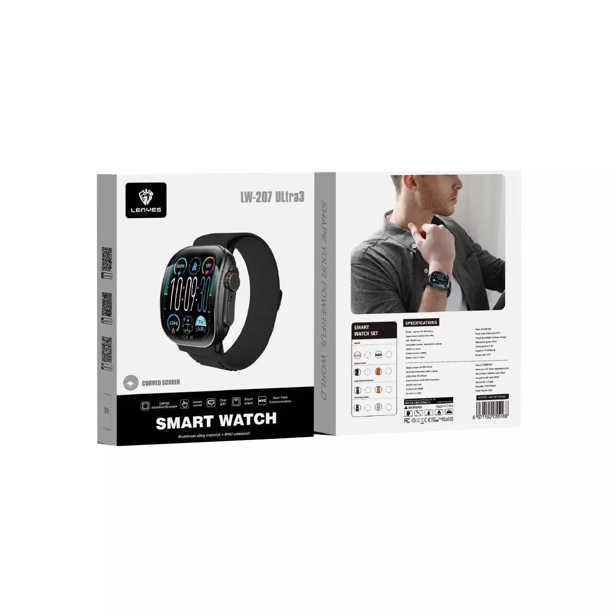 Reloj smartwatch LW207 Ultra 3 Lenyes