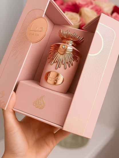 Lattafa Haya EDP 100 Ml Unisex- Inspirado en Flora by Gucci Gorgeous Gardenia