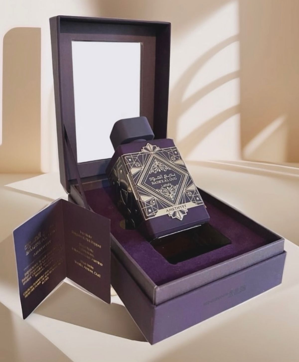 Badee Al Oud Amethyst 100Ml Edp Unisex Lattafa Perfume - Inspirado en Atomic Rose de Initio