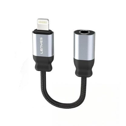 Cable auxiliar Lightning a Jack 3.5mm AX107 Lenyes