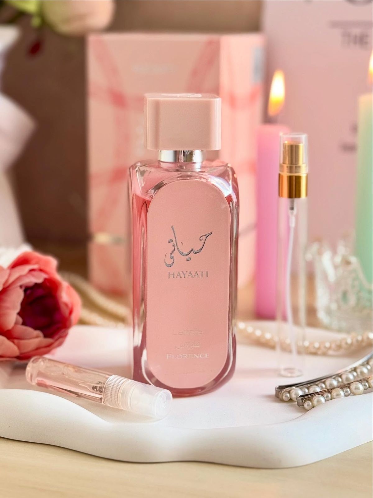 Lattafa Hayaati Florence EDP 100 ML Mujer- Inspirado en Good Girl Glam Carolina Herrera