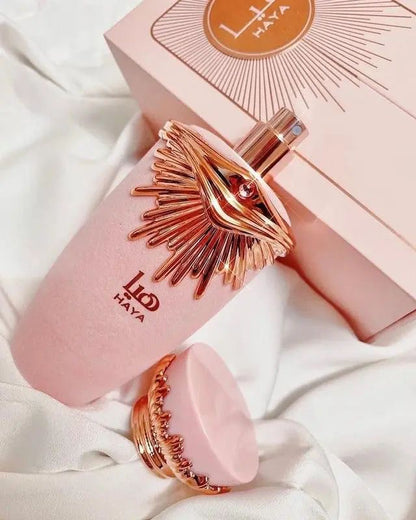 Lattafa Haya EDP 100 Ml Unisex- Inspirado en Flora by Gucci Gorgeous Gardenia