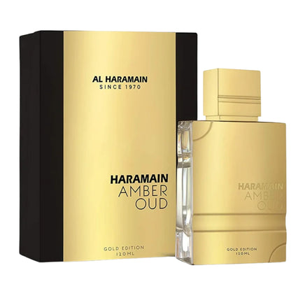 Amber Oud Haramain Gold Edition Edp 120Ml Unisex – Inspirado en Erba Pura Xerjoff.