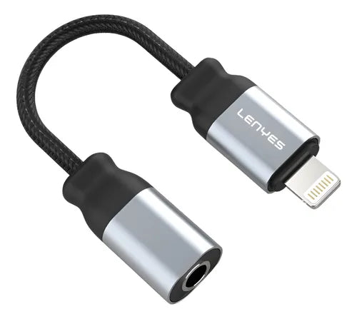 Cable auxiliar Lightning a Jack 3.5mm AX107 Lenyes