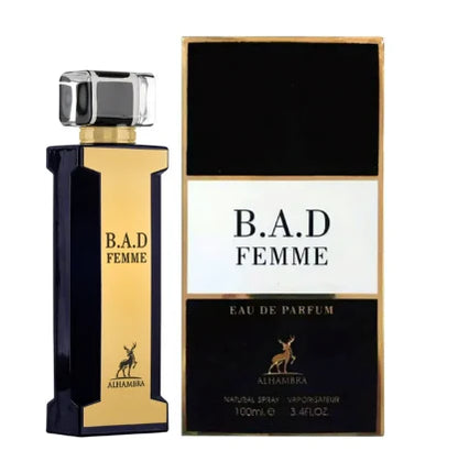 Lattafa B.A.D Femme Original EDP 100 ML- Inspirado En Good Girl De Carolina Herrera