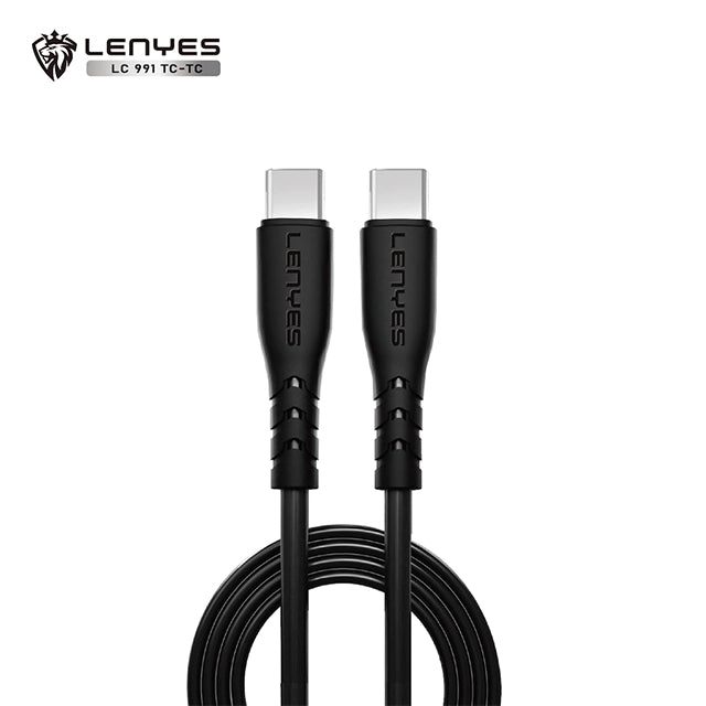 Cable Tipo C a Tipo C 1mts, carga rápida 60w