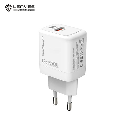 Cargador Lenyes para Smartphones 20w sin cable Con Tecnología GAN