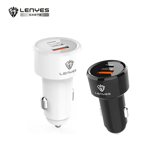 Cargador para auto carga ultra rápida Lenyes Ca878 Tipo C